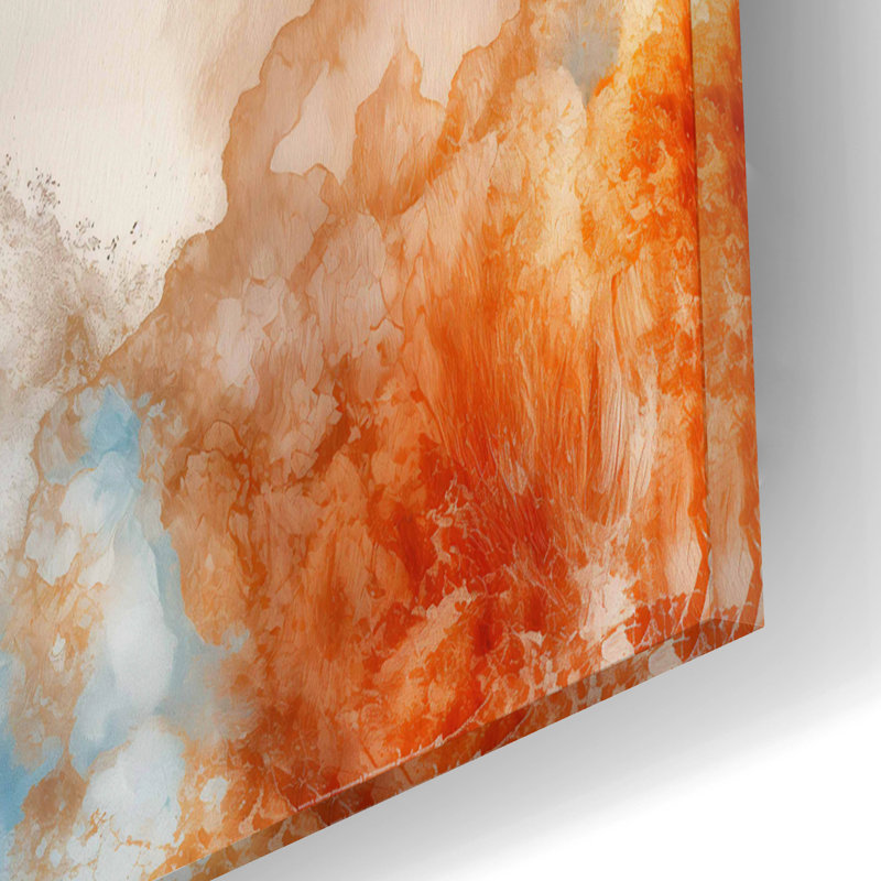 Art mural en verre épique «Blossom Divided» par Rey Klimt, 12 po x 12 po, H 12 po x l 12 po