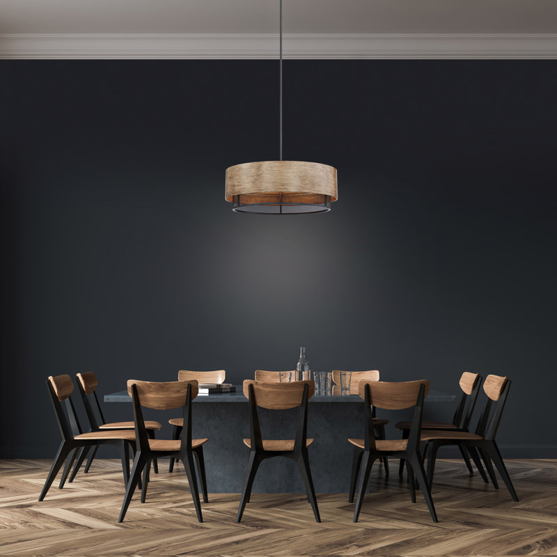 East Clevedon 5-Light Dimmable Steel Drum Chandelier