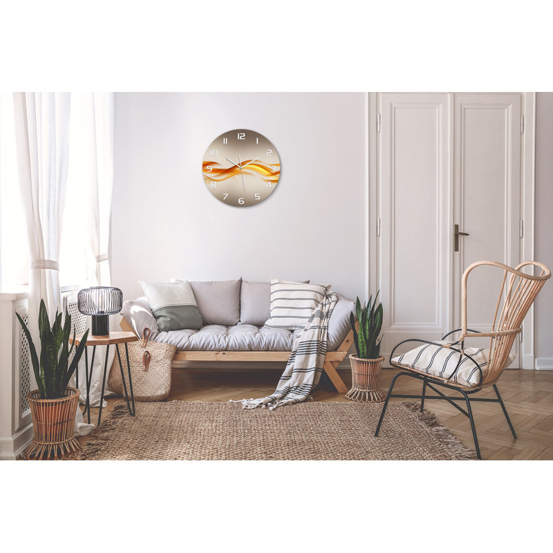 Johvanna Glass Wall Clock