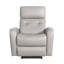 Fauteuil inclinable électrique en cuir véritable Emaad-923058821