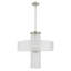 Haney 4 - Light Dimmable Drum Chandelier-1258714043