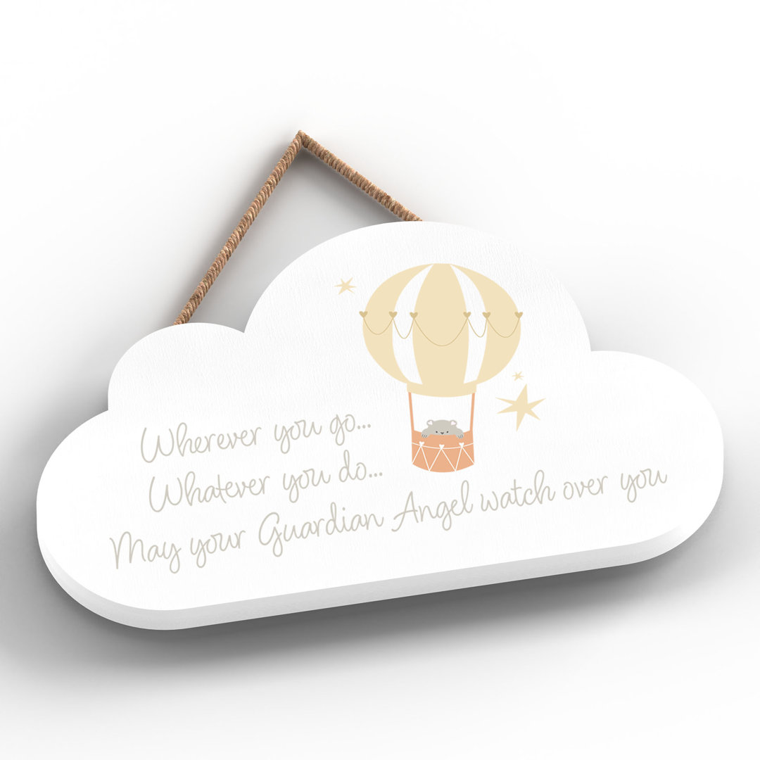 GUARDIAN ANGEL N SML CLOUD PLAQUE WG - Image 2