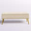 Banc de rangement rembourré en velours Kajana-1706549056
