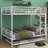 Metal Bunk Bed with Trundle-214622882