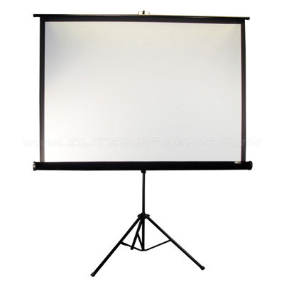 Tripod Pro Series 119" diag. 1:1 Pull-up White Portable Projector Screen