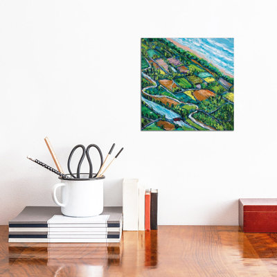 Overview 1 Piece Wrapped Canvas Wall Art