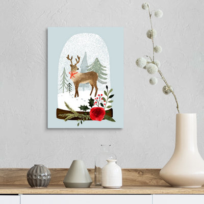 " Snow Globe Village III " Painting Print