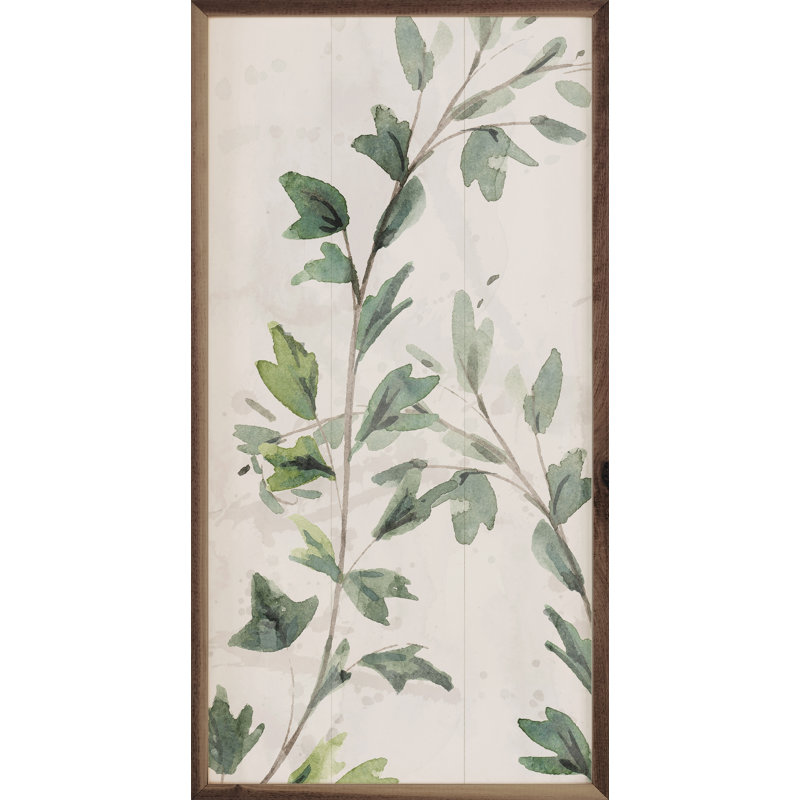 " Botanical Panel 1 Two Vines By Nina Blue " by Nina Blue, 24" H x 12" W