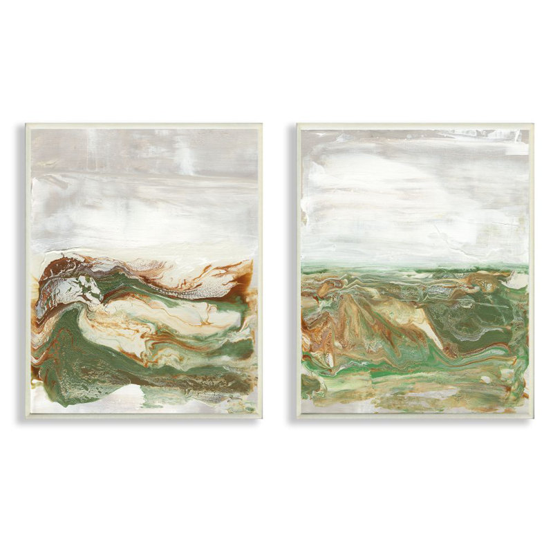 «Abstract Fluid» par Lila Bramma - reproduction d'art, H 15 po x l 20 po, Plaque murale