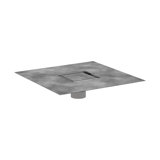 Rain Rock 4" x 4" Tile-In Shower Drain