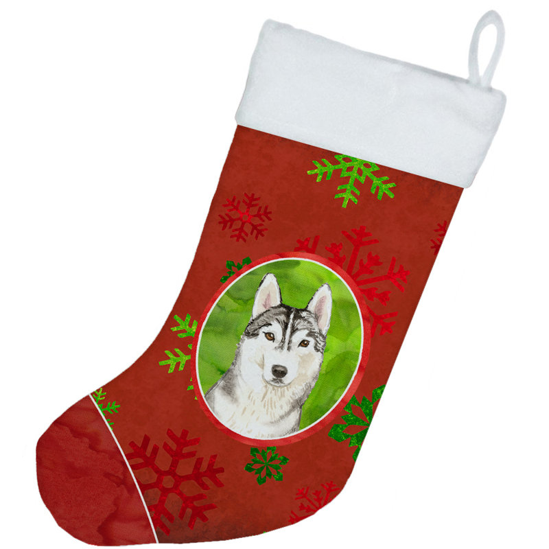 Chaussette de Noël, Husky sibérien