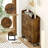 Space-Saving Flip Top Shoe Storage Cabinet ,Safe Anti-Tip Entryway Shoe Organizer for Narrow Hall Mudroom Family Shoe Organization-259303096