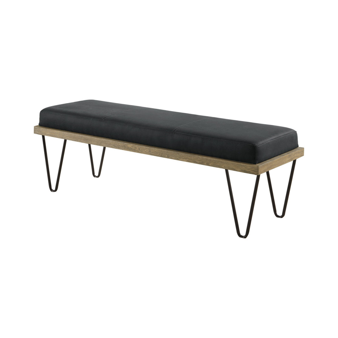 Evadale Polyester Upholstered Bench Wade Logan®
