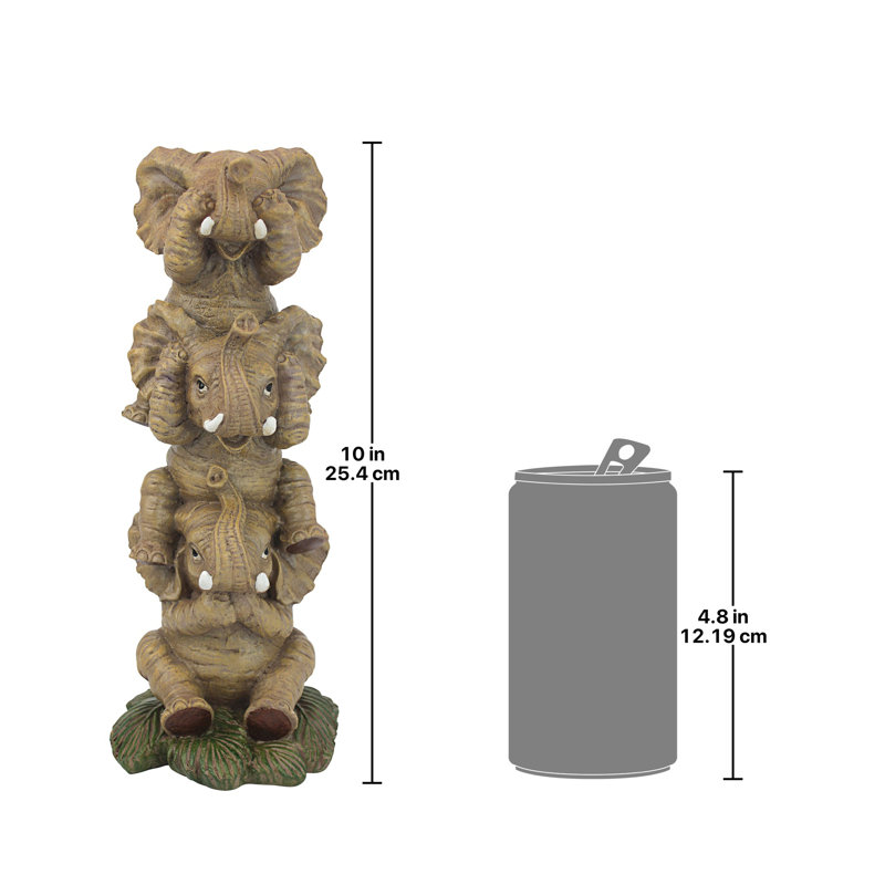 Booragoon See, Hear, Speak No Evil Elephant Trio Figurine