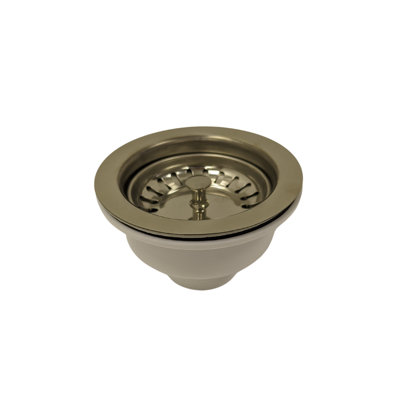Basket Strainer Without Overflow - Chrome Finish