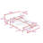 Wood Daybed with Desk and Storage Drawers and Shelves-1046671659-1046671657