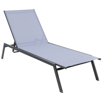 Giller Outdoor Metal Chaise Lounge