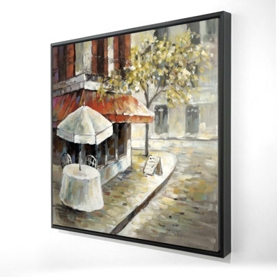 «Deserte And Sunny Street» sur toile