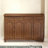 Nut-brown Solid Wood Shoe Storage Bench