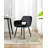 Kristina 17'' H Velvet Upholstered Metal Armchair-1812983921