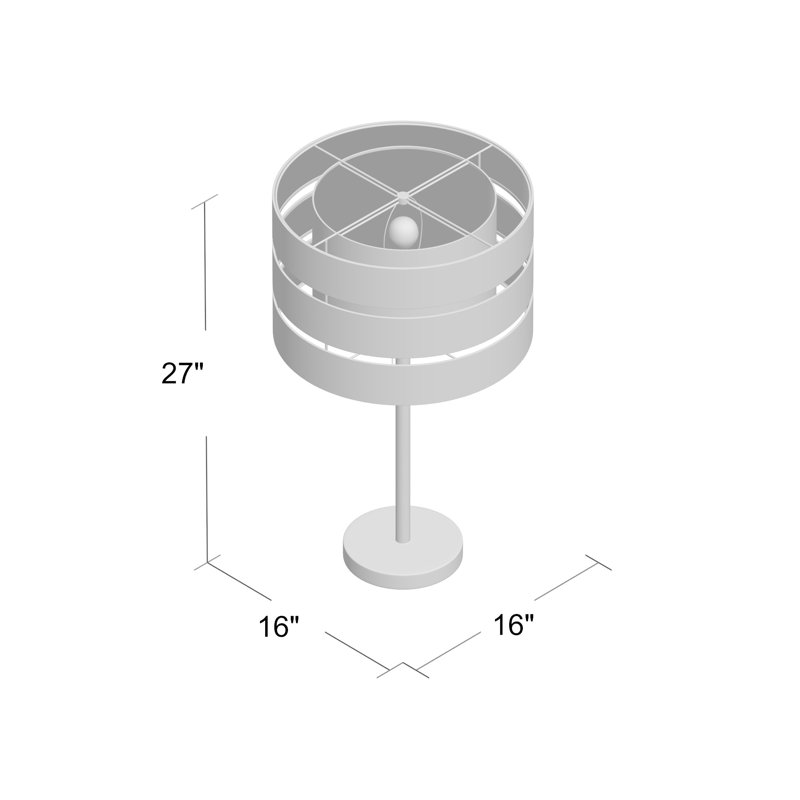 Lampe de table 27" Breslin