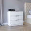 Commode 3 tiroirs Kaia, plateau supérieur