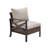 Outdoor 2-piece Loveseat With Beige Cushions