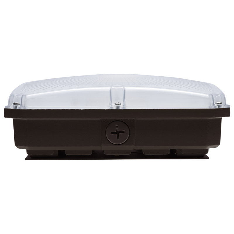 Luminaire auvent 8,5 pouces à DEL sélectionnable avec capteur - 25/30/40 watts - 3K / 4K / 5K CCT - Tension de gamme 120-277