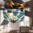 52"W Kyle Indoor Stained Glass Ceiling Fan With Remote Control