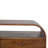 Chestnut Curved Edge Media Unit With 2 Drawers