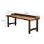 Bureau simple en bois de pin massif brun-191437033
