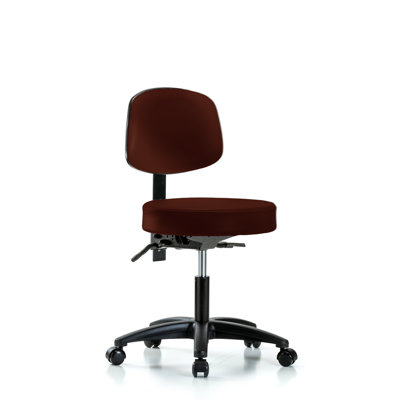 Amundson Backed Adjustable Height Ergonomic Lab Stool