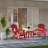 Allurine 32" W HIPS Plastic Weather Resistant Adirondack Chair with Cup Holder-668492131