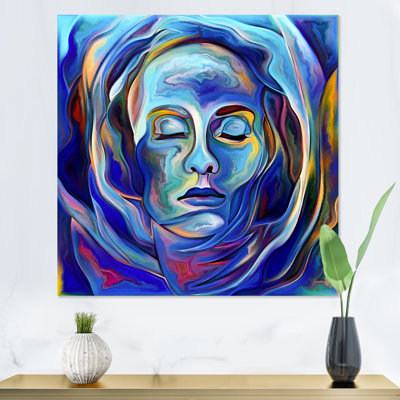 Portrait de floraison I - impression moderne sur bois