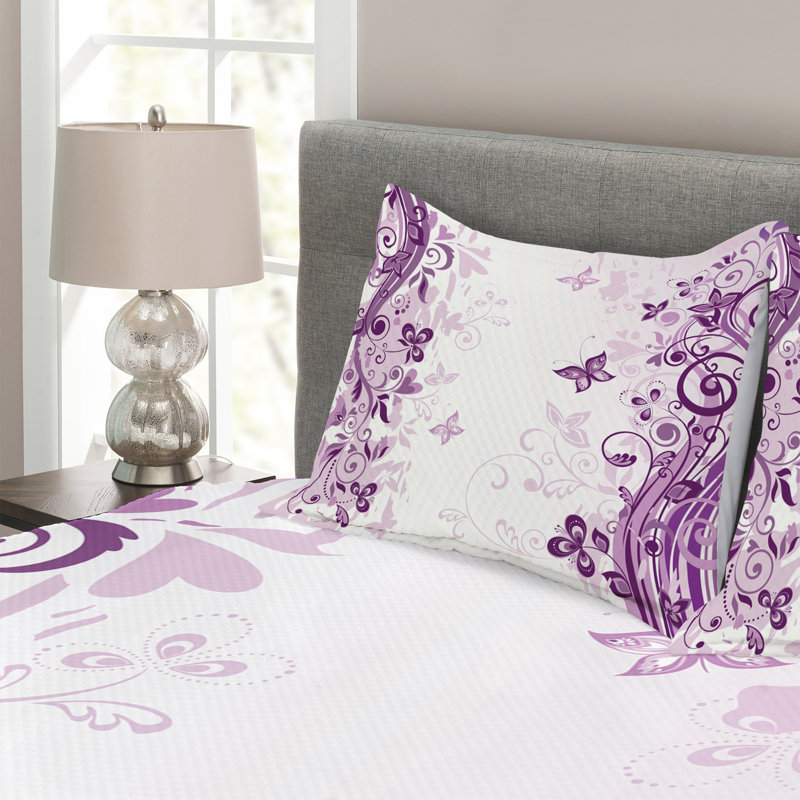 Ebern Designs Freudenburg Bedspread with Pillow Shams, 220 x 240 cm
