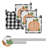 Annie Buffalo Check Pumpkin Trivet 8x8 Set of 3