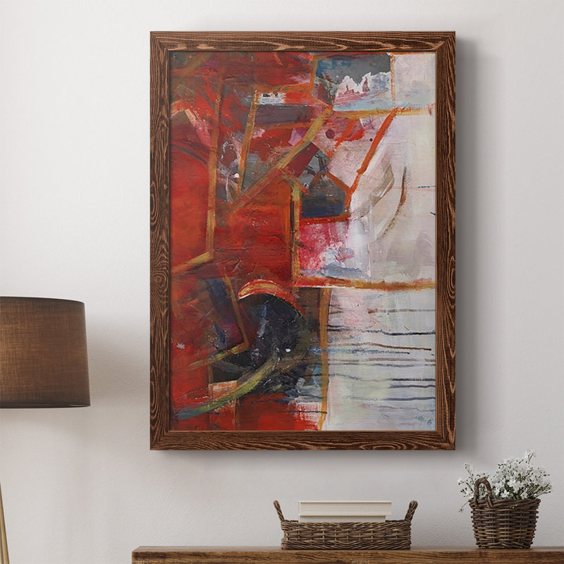 City Life IV, reproduction d'art sur toile, H 43,5 po x l 31,5 po x P 1 po, Cadre érable
