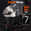 YARRAMATE, tasse à espresso à double bec en acier inoxydable 3,4 oz / 100 ml, tasse à mesurer en métal avec double échelle (2 pièces)-128951558