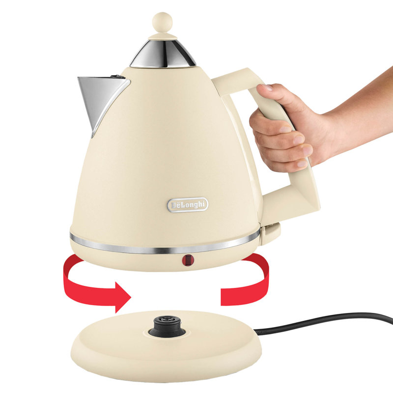 De'longhi 1.7L Argento Kettle, Cream