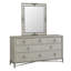 Commode 8 tiroirs et miroir Cathie