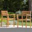 Ensemble de chaises de salle à manger STAMFORD, ensemble de 2 chaises de patio en bois d'acacia-618725624