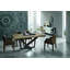 Karlin Extendable Metal Base Dining Table-423892604-423892607-407097657