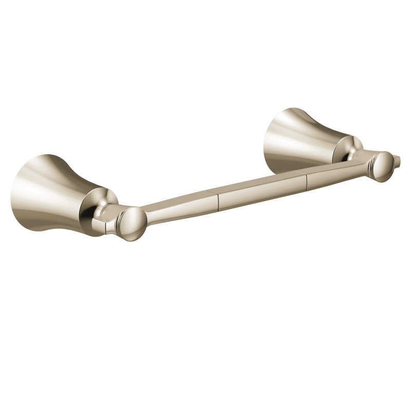 Flara 9" Wall Mounted Towel Bar, Polished Nickel