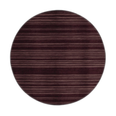HorizontalStripes Red Indoor and Outdoor Area Rug