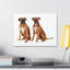 «Boxer Dog Couple», reproduction d'art animalier-1517615793