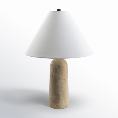 Astere Travertine Table Lamp