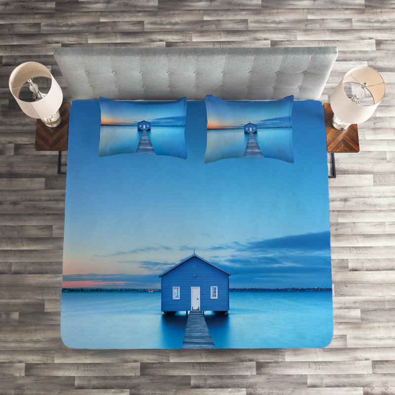 Coastal Polyester Coverlet