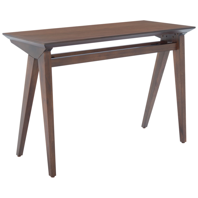 Jerry Solid Wood Writing Desk, Walnut