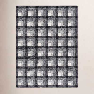 Robbie Hand-Woven Geometric Wool Rug