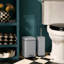 Harbour Housewares Square Toilet Brush and Holder-458443715